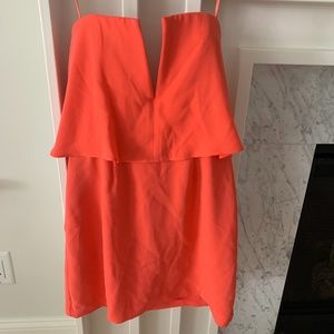 Coral BCBG mini dress